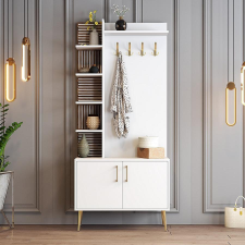 TUTI AG Előszobafal Viyana D - White, Gold bútor