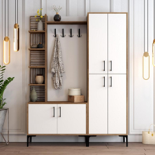 TUTI AG Előszobafal Viyana DA - Walnut, White bútor