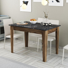 TUTI AG Étkező asztal Kiev 509 - Walnut, Black bútor