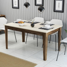 TUTI AG Étkező asztal Milan 517 - Walnut, Cream bútor