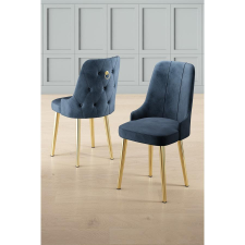 TUTI AG Étkezőszék szett (6 db) Newa - Antracit, Arany bútor