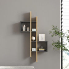 TUTI AG Fali polc Emse - Sapphire Oak, Anthracite bútor