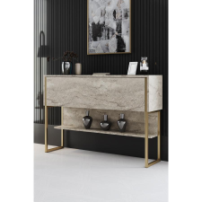 TUTI AG Komód Luxe - Travertine, Gold bútor