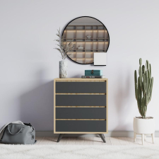 TUTI AG Komód Suvera - Oak, Anthracite bútor