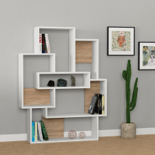 TUTI AG könyvespolc Barce - White, Oak bútor