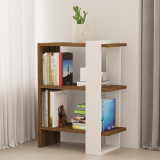 TUTI AG könyvespolc Gaye - Walnut, White bútor