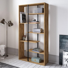 TUTI AG könyvespolc Presto - Walnut, Black bútor