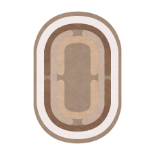 TUTI AG Szőnyeg (100 x 300), Sftkece048-Oval lakástextília
