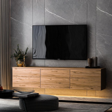TUTI AG TV szekrény Neon Illuminated - Atlantic Pine bútor