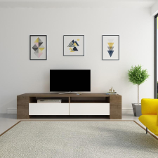 TUTI AG TV szekrény Sosruko - Walnut, White bútor
