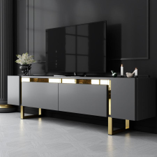 TUTI AG TV szekrény Yildiz - Anthracite, Gold bútor