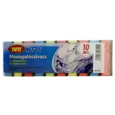 Tuti Mosogatószivacs, 10 db, TUTI "Soft" tisztító- és takarítószer, higiénia