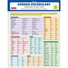 Tuttle Publishing Korean Vocabulary Language Study Card | Woojoo Kim egyéb könyv