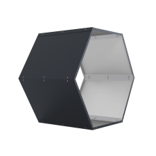  Tüzifatároló G21 HEX 53 - 92 x 60 cm, antracit kerti tárolás