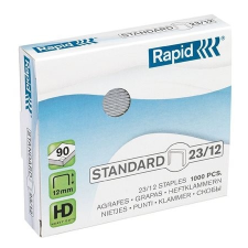 Tűzőkapocs, 23/12, horganyzott, RAPID "Standard" gemkapocs, tűzőkapocs