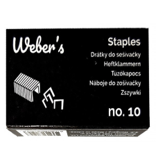  Tűzőkapocs WEBER&#039;S No.10 1000db/dob gemkapocs, tűzőkapocs