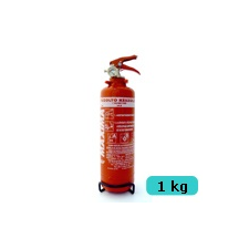  Tűzoltó készülék (ABC porral oltó) - 1 kg falra szerelhető biztonságtechnikai eszköz