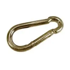  Tűzoltókarabiner 6x60mm horganyzott barkácsolás, csiszolás, rögzítés
