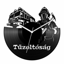  Tűzoltóság bakelit óra falióra