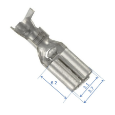  Tűzősaru hüvely. 2,8x0,5 mm, 0,5... 1 mm² kisháztartási gépek kiegészítői