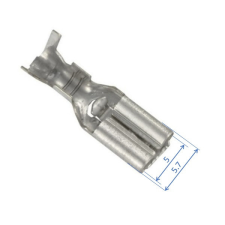  Tűzősaru hüvely. 4,8x0,5 mm, 1... 2mm² kisháztartási gépek kiegészítői