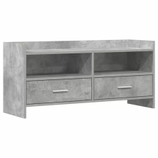  TV szekrény 100 x 33 x 47 cm Betonszürke Szerelt Fa bútor