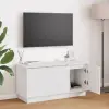  TV szekrény 100 x 38 x 49 cm Fehér Szerelt Fa