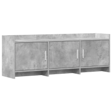  TV szekrény 130 x 33 x 47 cm Betonszürke Szerelt Fa bútor