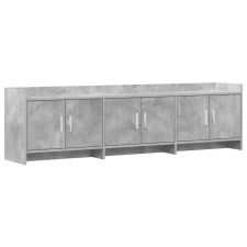 TV szekrény 168 x 33 x 47 cm Betonszürke Szerelt Fa bútor