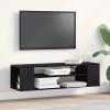  TV szekrény Fekete tölgy 100 x 30 x 26,5 cm Faanyag