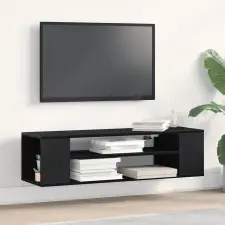  TV szekrény Fekete tölgy 100 x 30 x 26,5 cm Faanyag bútor