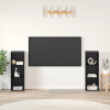  TV szekrény garnitúra 2 pcs Fekete tölgy 107 x 35 x 37 cm