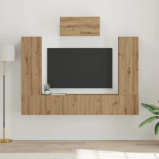  TV szekrény garnitúra 7 pcs Artisan tölgy Faanyag bútor