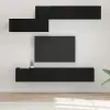  TV szekrény garnitúra 7 pcs Fekete tölgy 60 x 30 x 30 cm