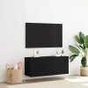  TV szekrény garnitúra Fekete tölgy 100 x 30 x 41 cm Faanyag