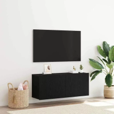  TV szekrény garnitúra Fekete tölgy 100 x 30 x 41 cm Faanyag bútor