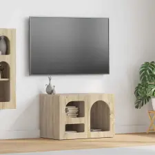  TV szekrény Sonoma tölgy 60 x 35 x 40 cm Faanyag bútor