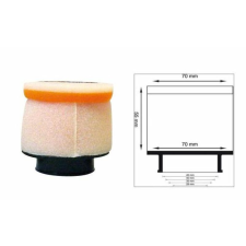 Twin Air IKER AIR légszűrő hengeres Ø63mm - 158722 egyéb motorkerékpár alkatrész