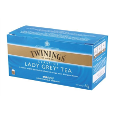 TWININGS Fekete tea. 25x2 g, TWININGS &quot;Lady grey&quot; tea