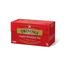 TWININGS Fekete tea Twinings English Breakfast 25x2gr alapvető élelmiszer