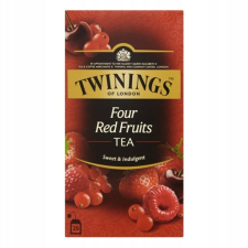 TWININGS Fekete tea TWININGS piros gyümölcsös 25 filter/doboz tea