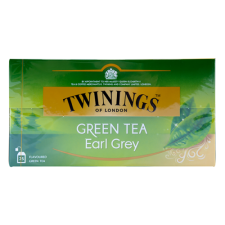TWININGS Zöld tea TWININGS Earl Grey filteres 25 filter/doboz tea