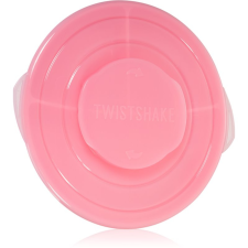 Twistshake Divided Plate osztott tányér kupakkal Pink 6 m+ 1 db babaétkészlet