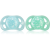 Twistshake Orthodontic 0-6m cumi Blue+Green 2 db