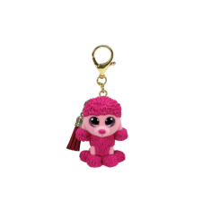 Ty. Mini Boos clip műanyag figura Patsy - rózsaszín pudli kulcstartó