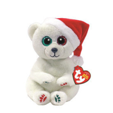 Ty. TY: Beanie Babies plüss figura EMERY, 15 cm - jegesmedve (3) plüssfigura