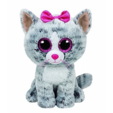 Ty. TY BOOS plüss figura KIKI szürke macska 24 cm plüssfigura