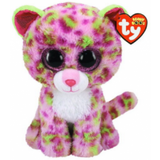 Ty. TY BOOS plüss figura LAINEY rózsaszín leopárd 24 cm plüssfigura
