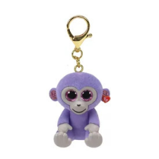 Ty. TY Mini Boos clip műanyag figura GRAPES lila majom kulcstartó