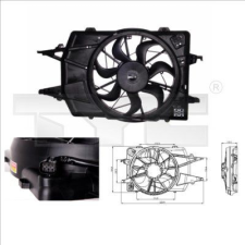 TYC ventilátor, motorhűtés TYC 810-0018 autóalkatrész